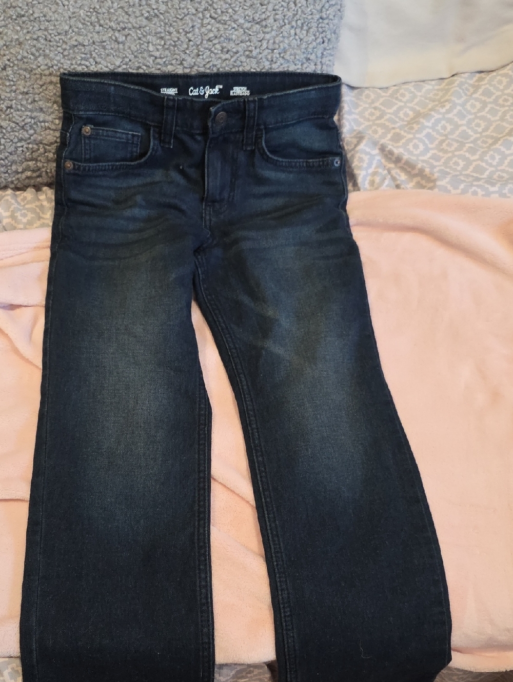 Cat & Jack Dark Indigo Kids Straight Jeans